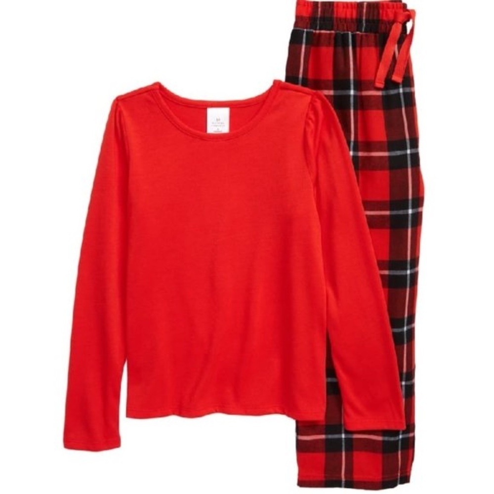 RACHEL PARCELL Flannel Mix Pajama Set